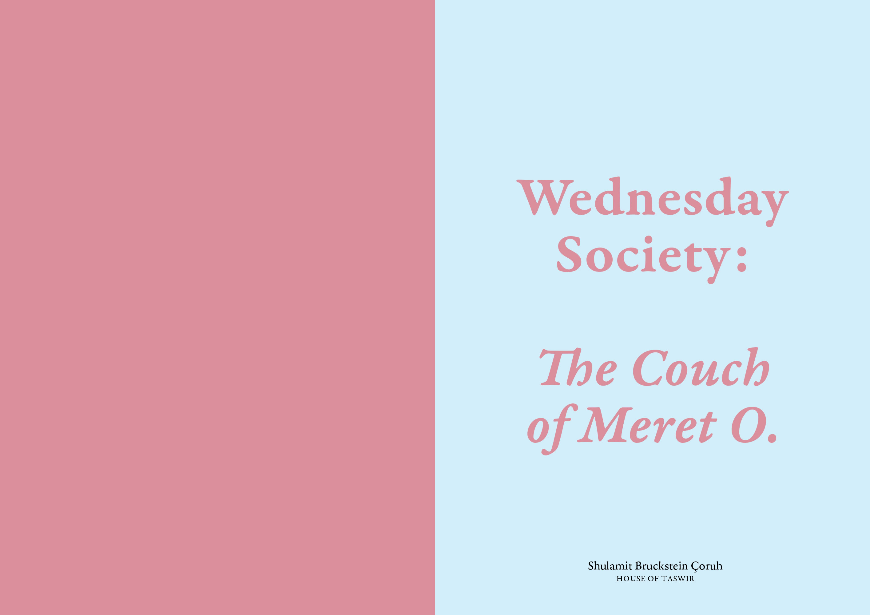 Wednesday Society I 2