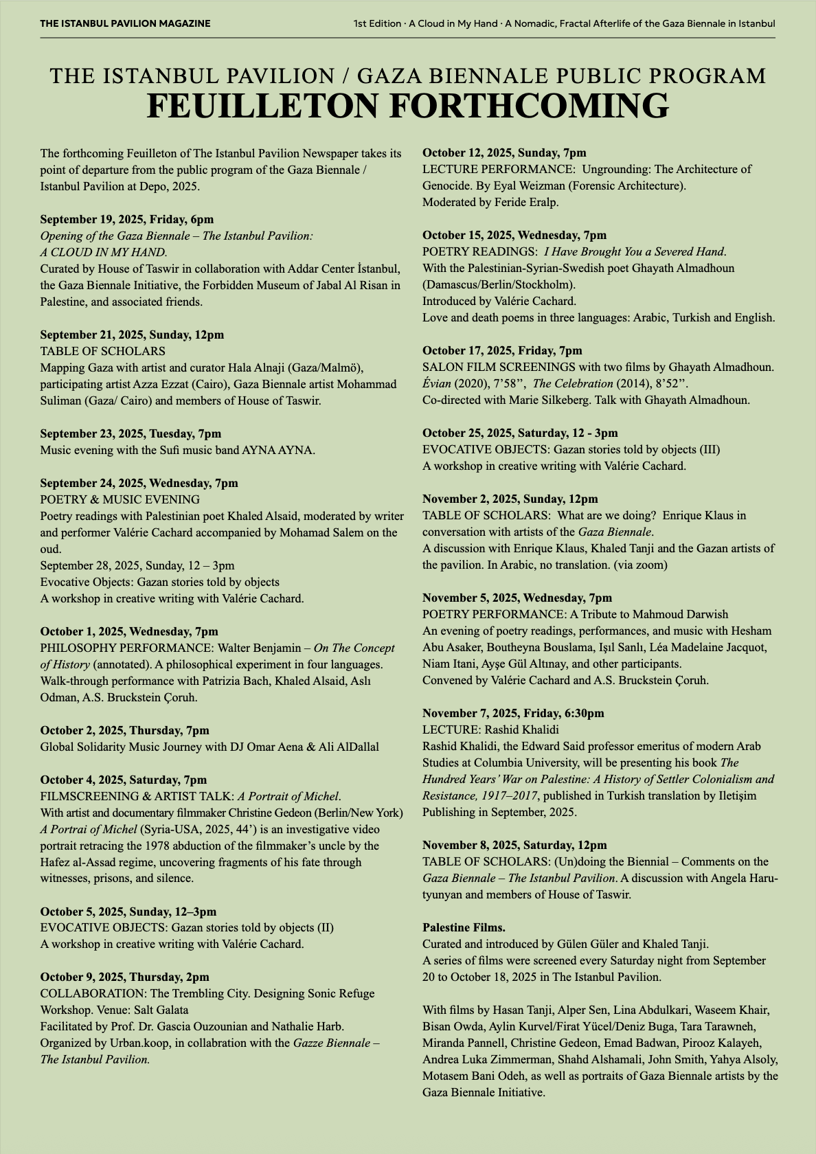 The Istanbul Pavilion